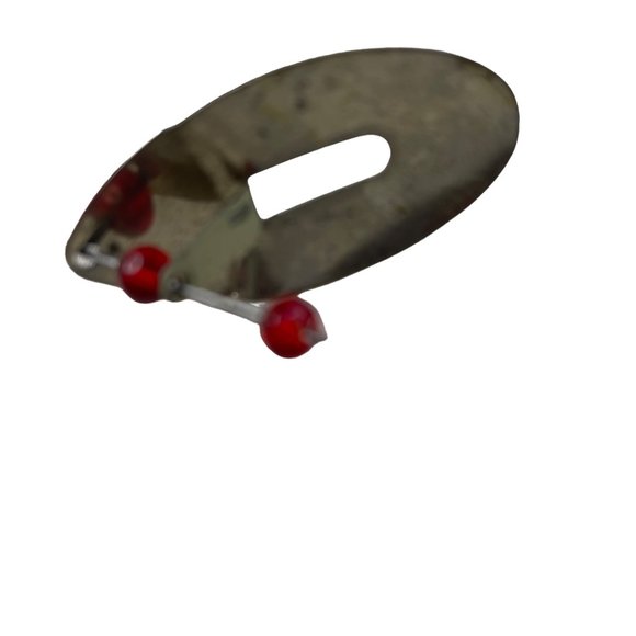 Spinner Bait Fishing Lure Tackle Red Beige u - Picture 3 of 5